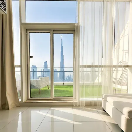 Panoramic Burj Khalifa View Luxury 1Br Penthouse Apartment Dubai Exterior photo