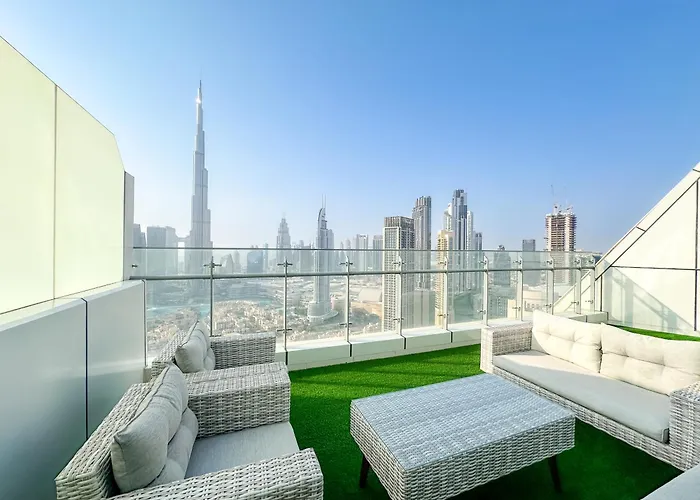 Panoramic Burj Khalifa View Luxury 1Br Penthouse