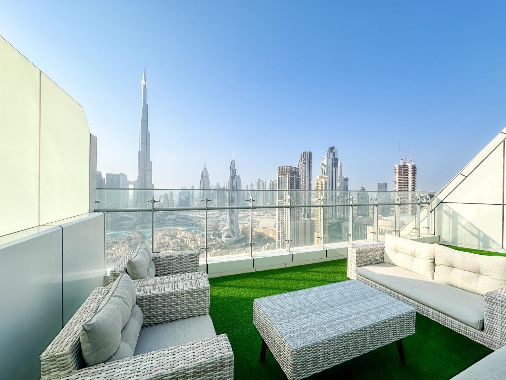 Panoramic Burj Khalifa View Luxury 1br Penthouse * Dubai