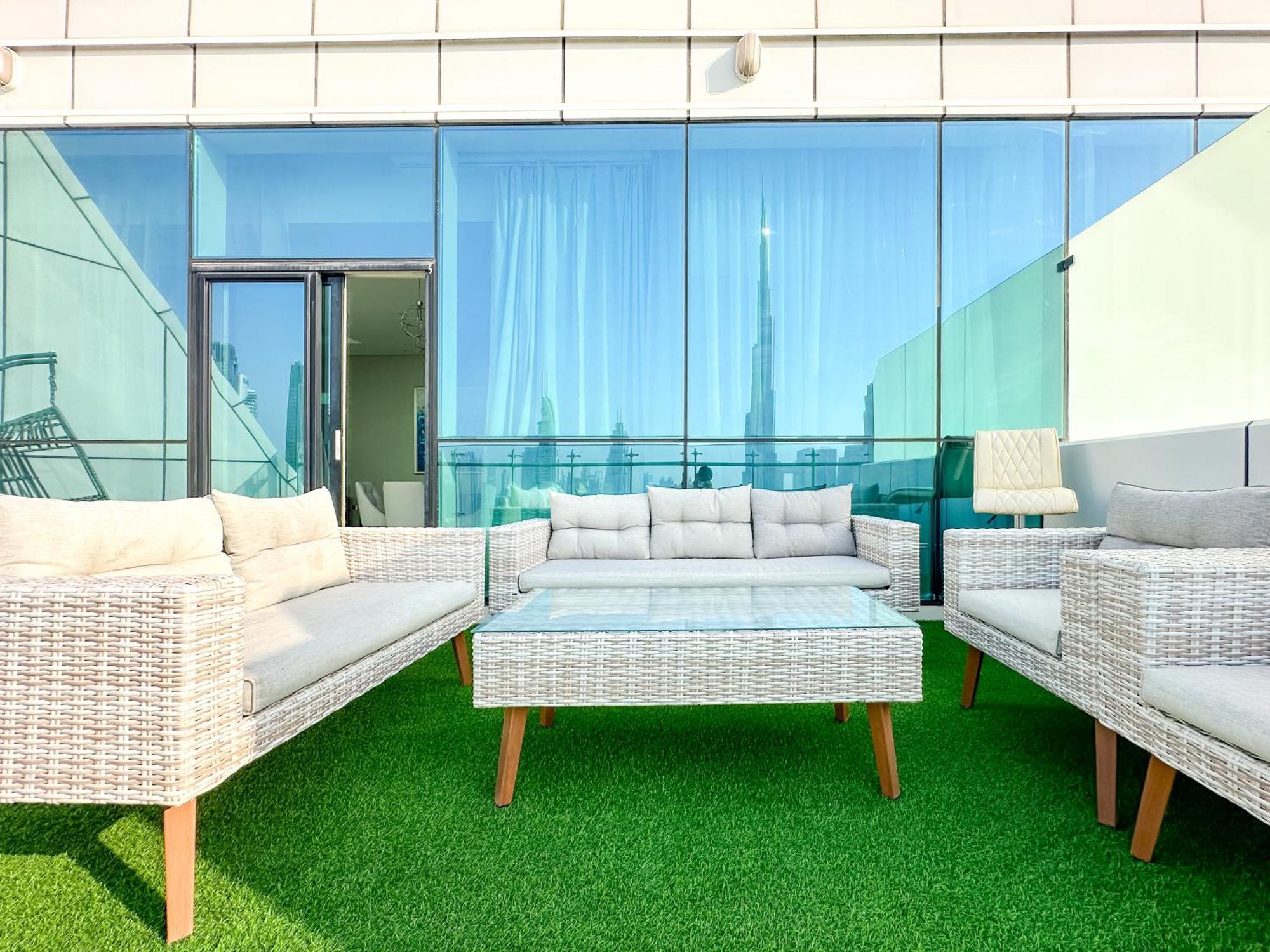 Panoramic Burj Khalifa View Luxury 1br Penthouse *